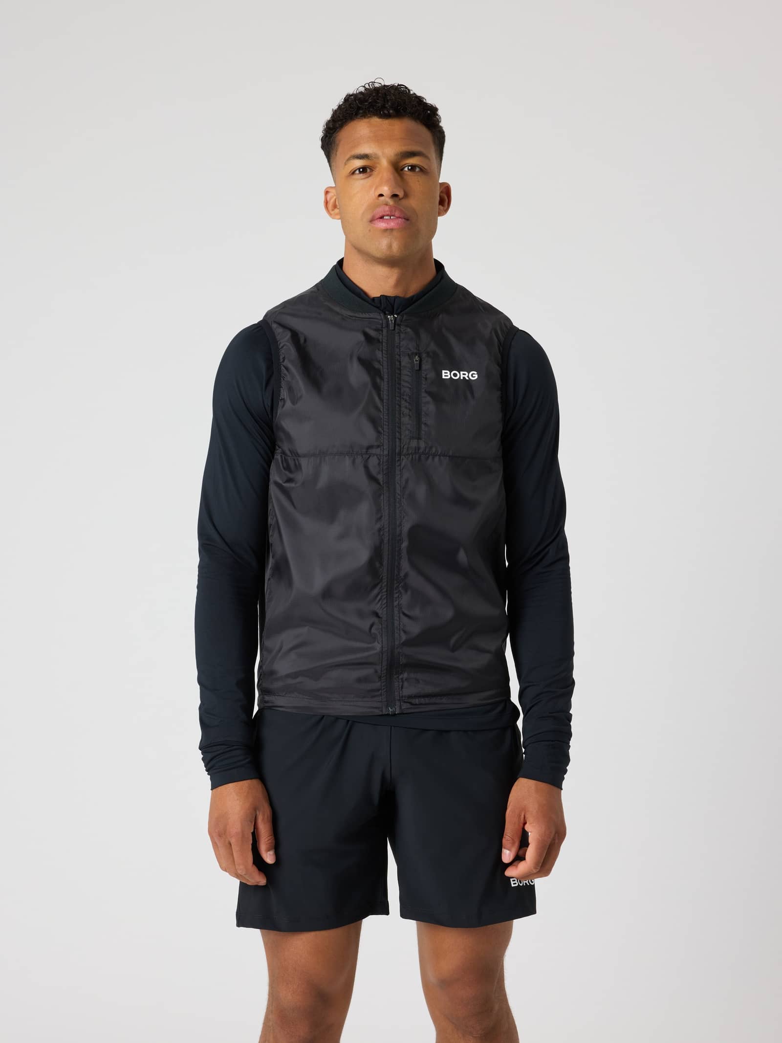 Björn Borg - Borg Golf Vest Ripstop Black Beauty Herr - Image 1