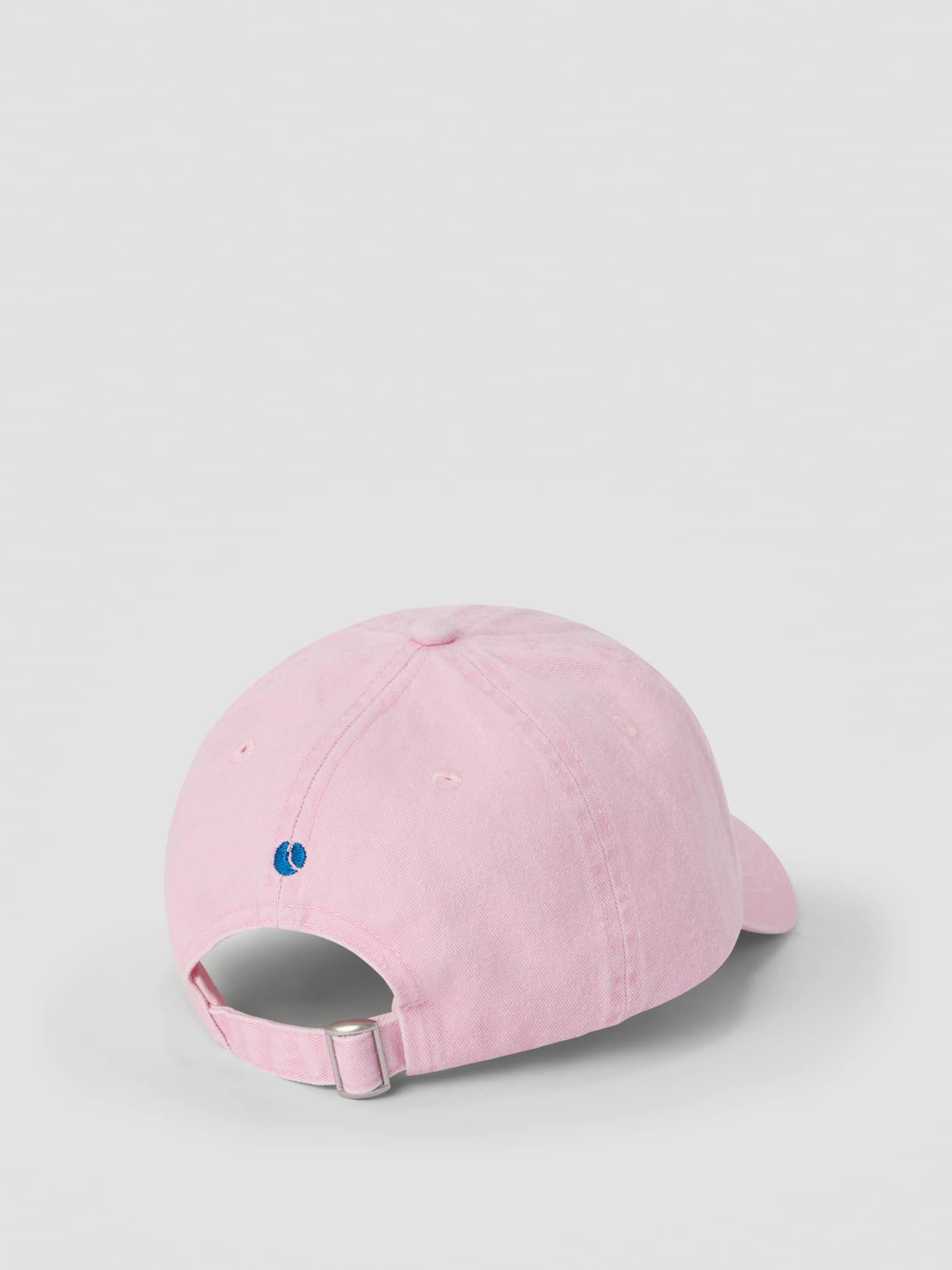 Vy bakifrån på Borg Washed Bold Logo Cap i Pink Lady (Rosa) i urtvättad ekologisk bomull med ett justerbart spänne. - Image 2