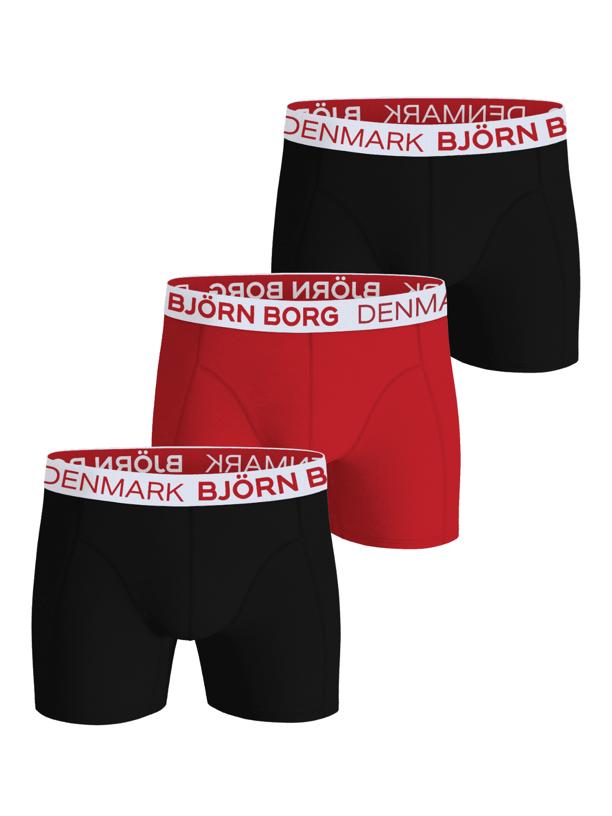 Björn Borg - Cotton Stretch Boxers Denmark 3-pack Mehrfarbig Men - Image 1