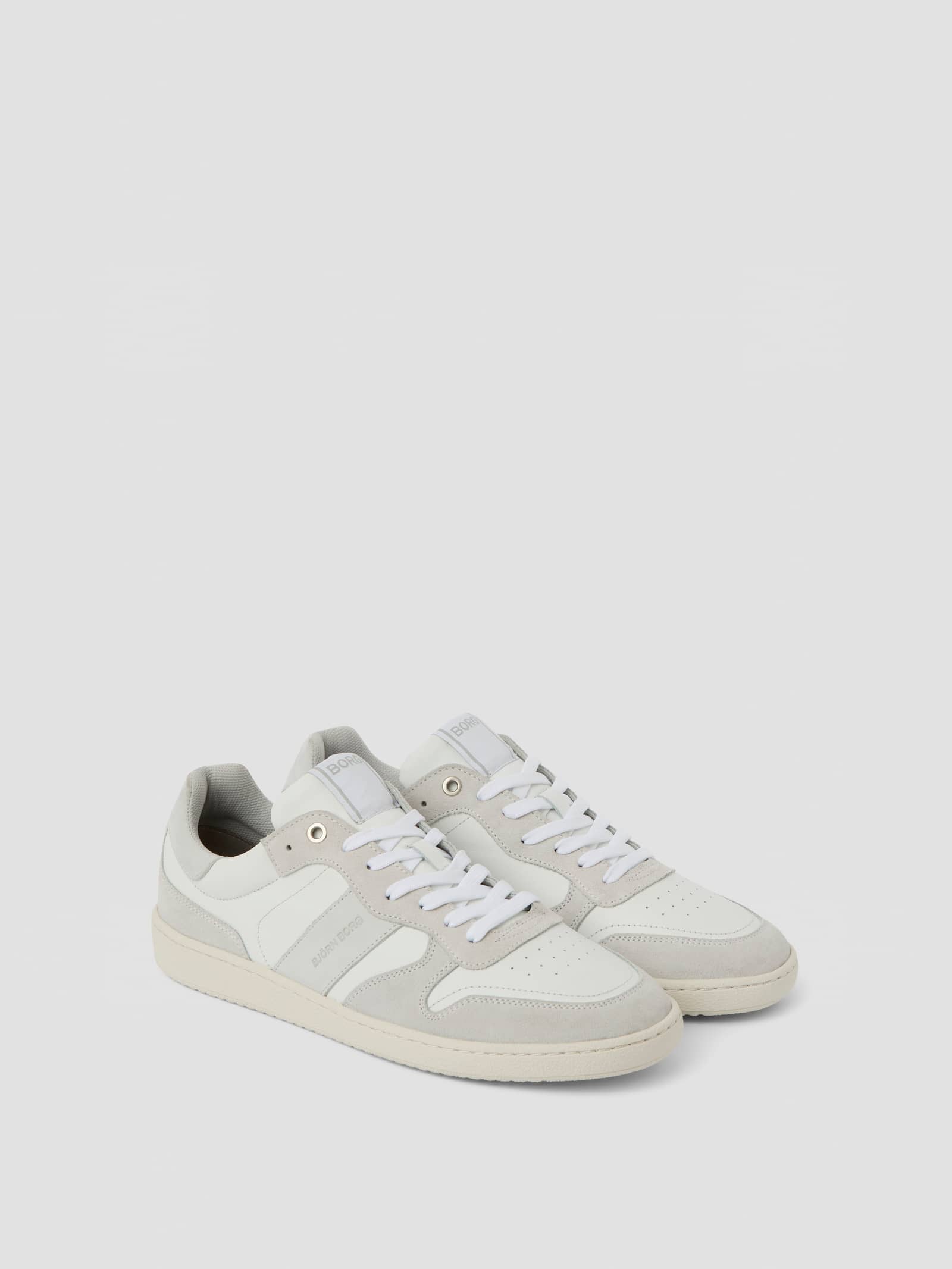 Sneakers Legacy Leather pour homme en blanc 100 % cuir au design inspiré du tennis alliant style et performance. - Image 1