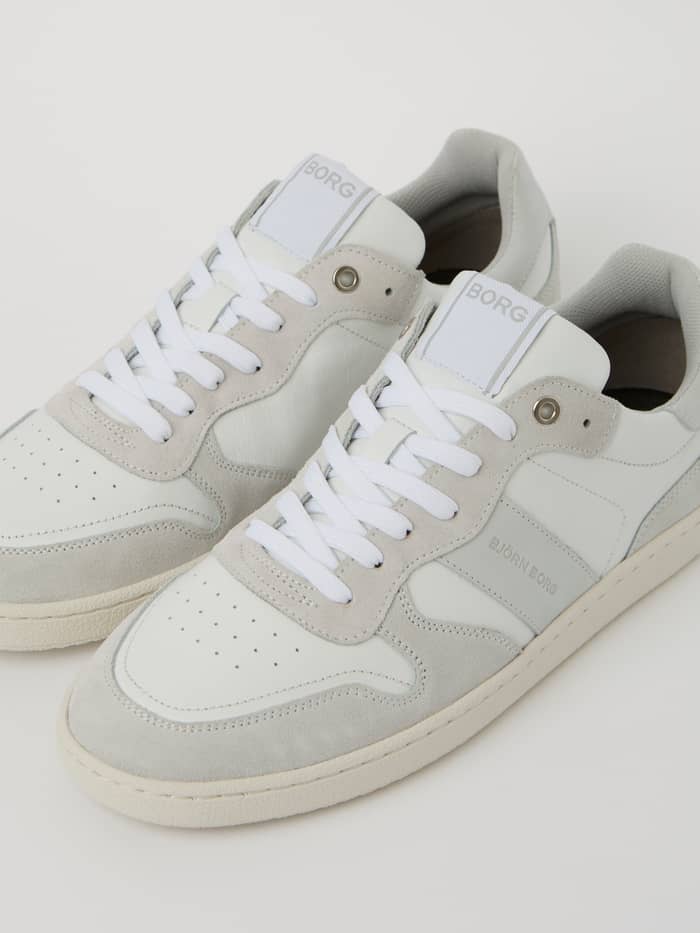 Men's Legacy Leather Sneakers in wit voor heren met een tennis-geïnspireerd design van leer en suède. - Image 2