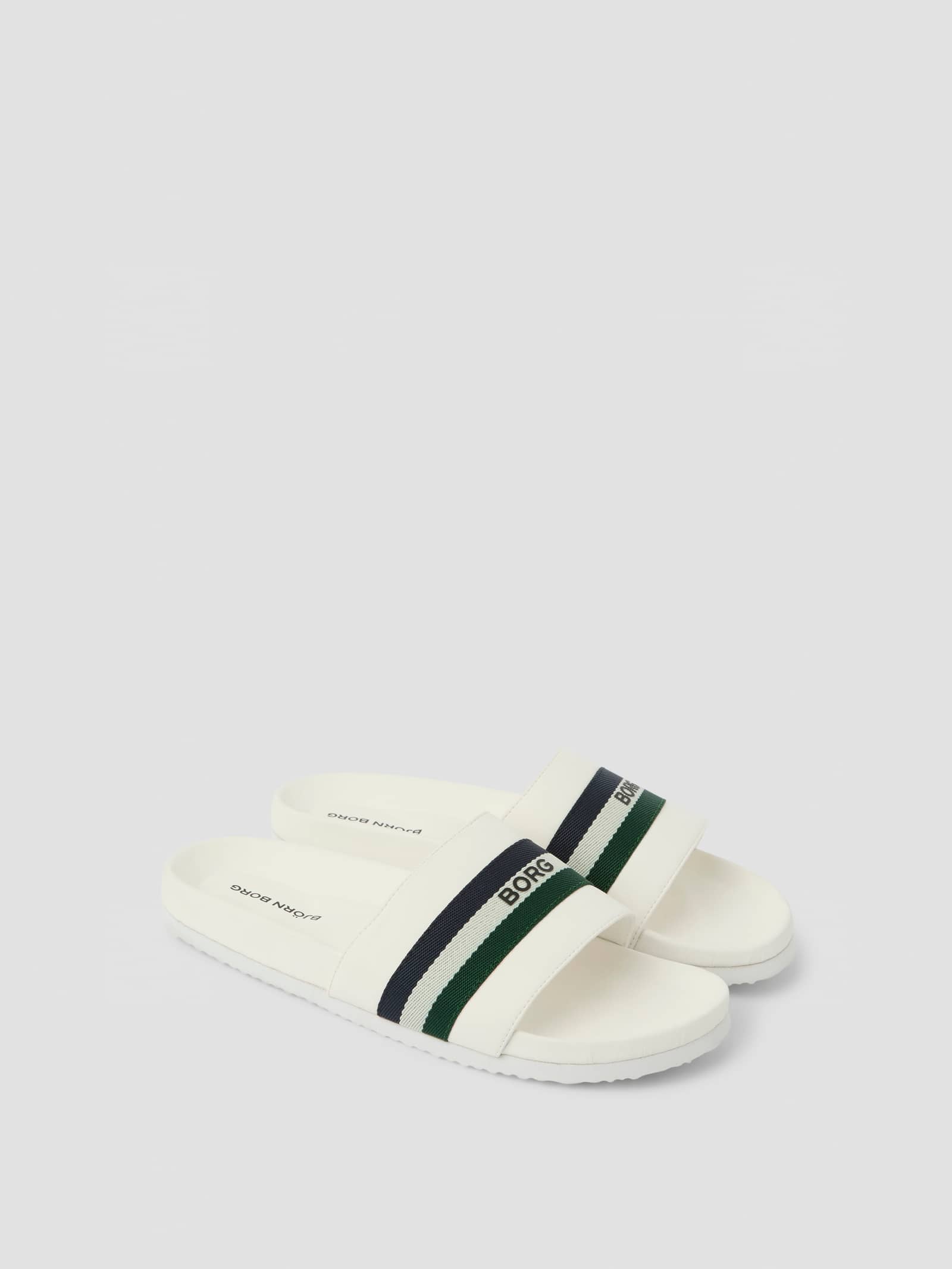 Björn Borg - Unisex Heritage Slides White Women - Image 1