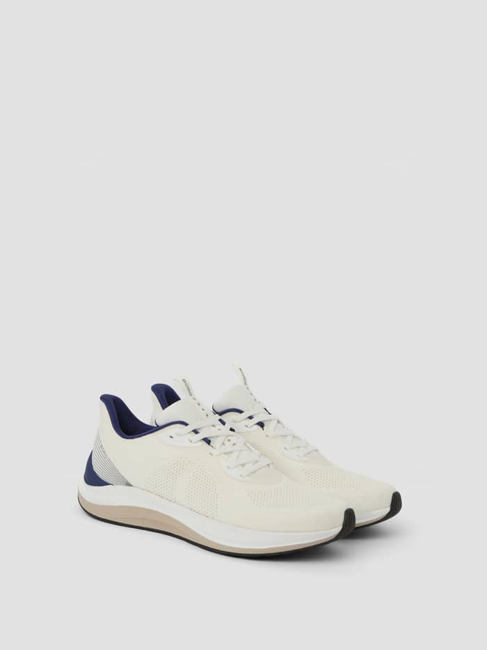 Björn Borg - Unisex Ace Knit Sneakers White / Navy
