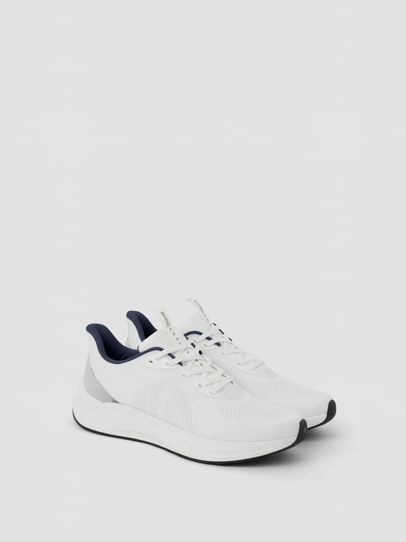 Björn Borg - Unisex Ace Knit Sneakers White / Navy