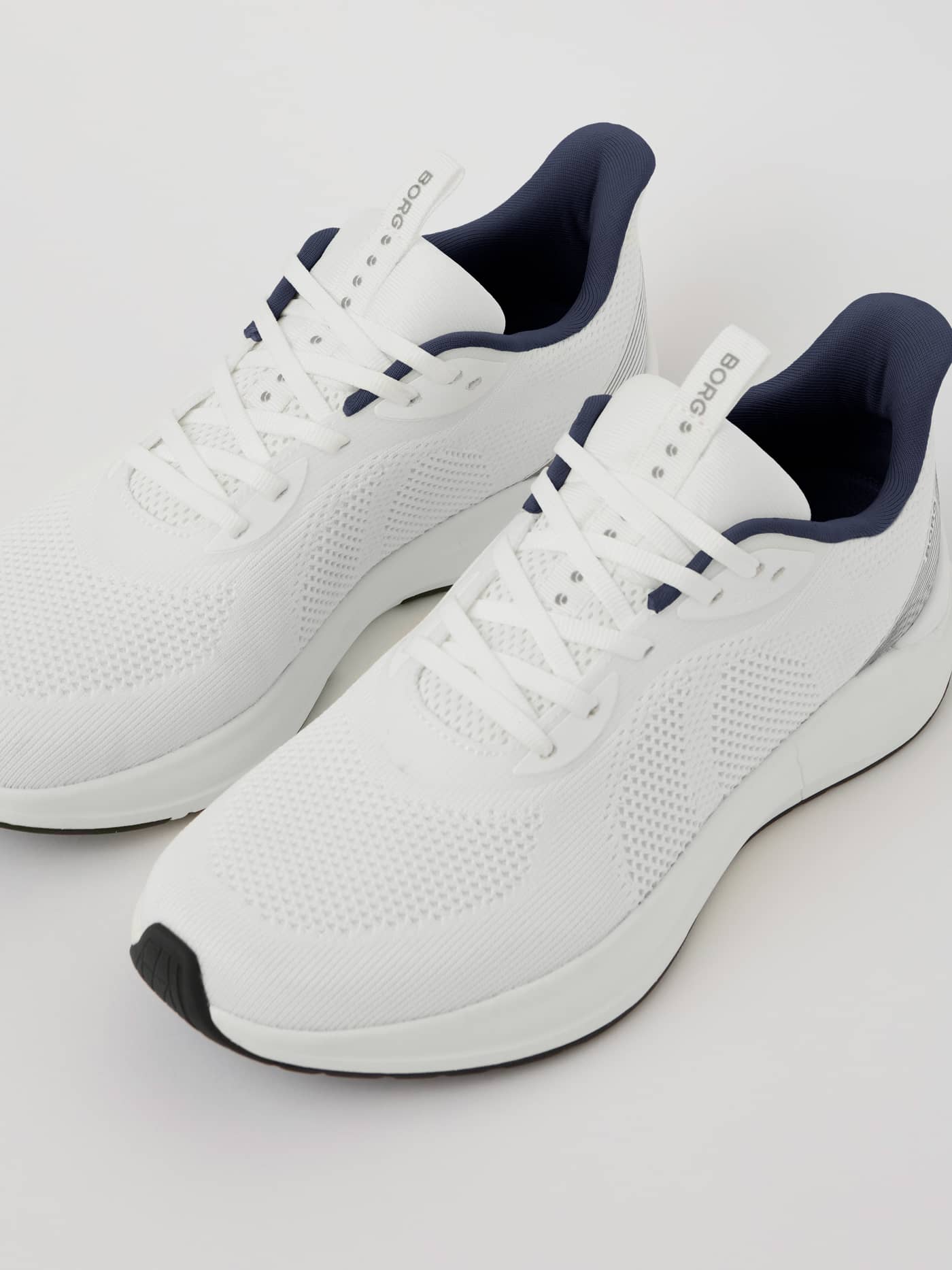 Björn Borg - Unisex Ace Knit Sneakers Blanco / Marino Women - Image 3