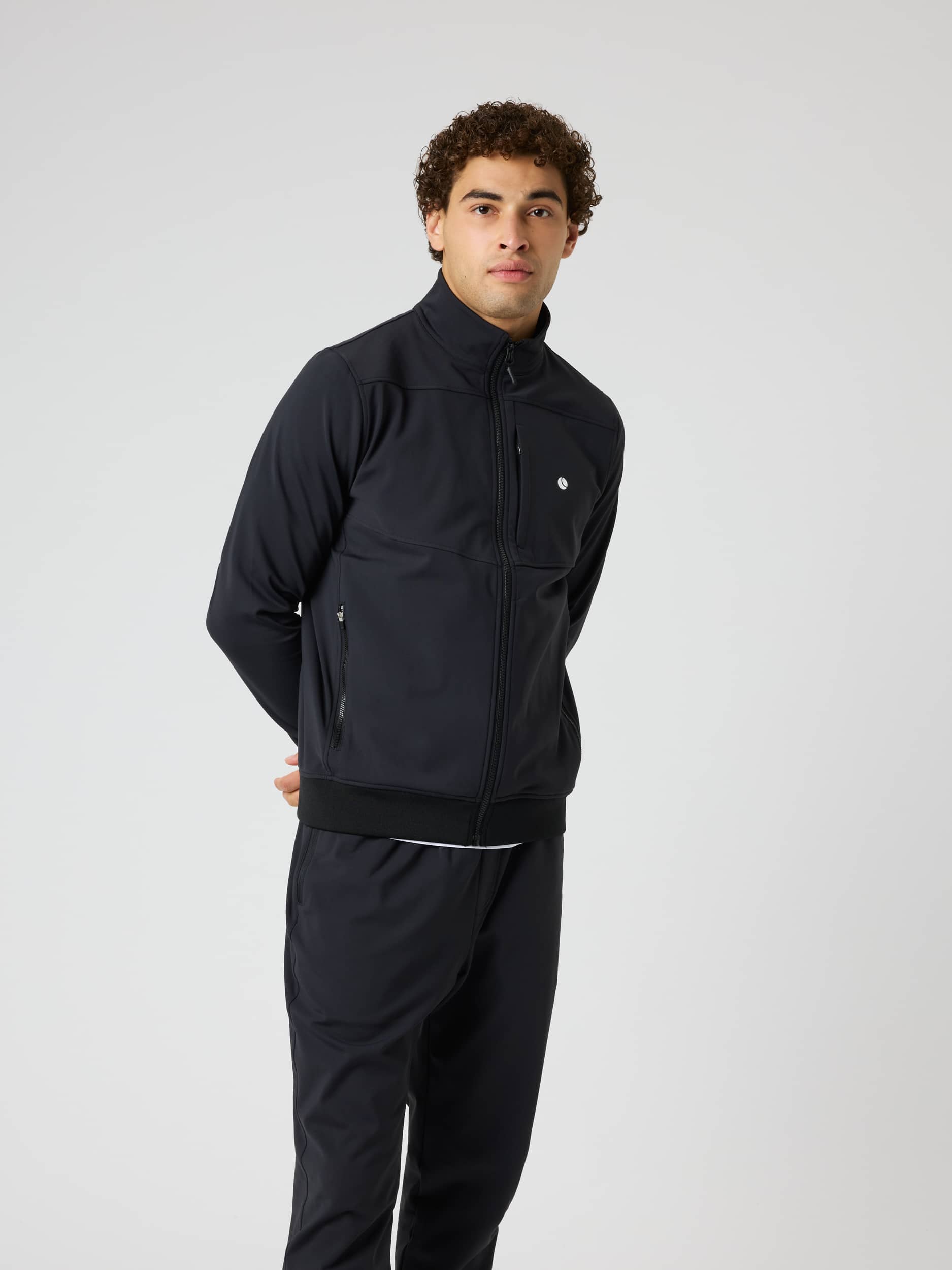 Ace Track Jacket - Men - Black Beauty | Björn Borg