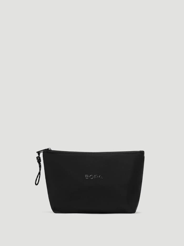 Studio Active Wash Bag Set in Black Beauty (Zwart), een toilettas met tonale BORG-print en ritssluiting voor training. - Image 5