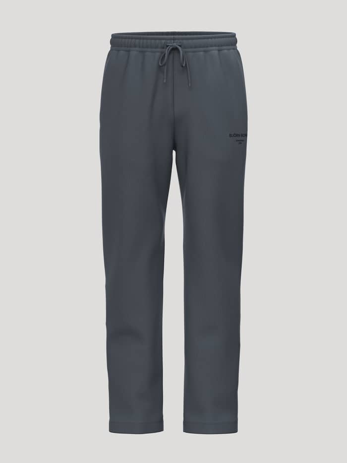 Borg Essential 1 Sweatpants in Turbulance (Grey) featuring an adjustable drawstring waist for everyday movement.