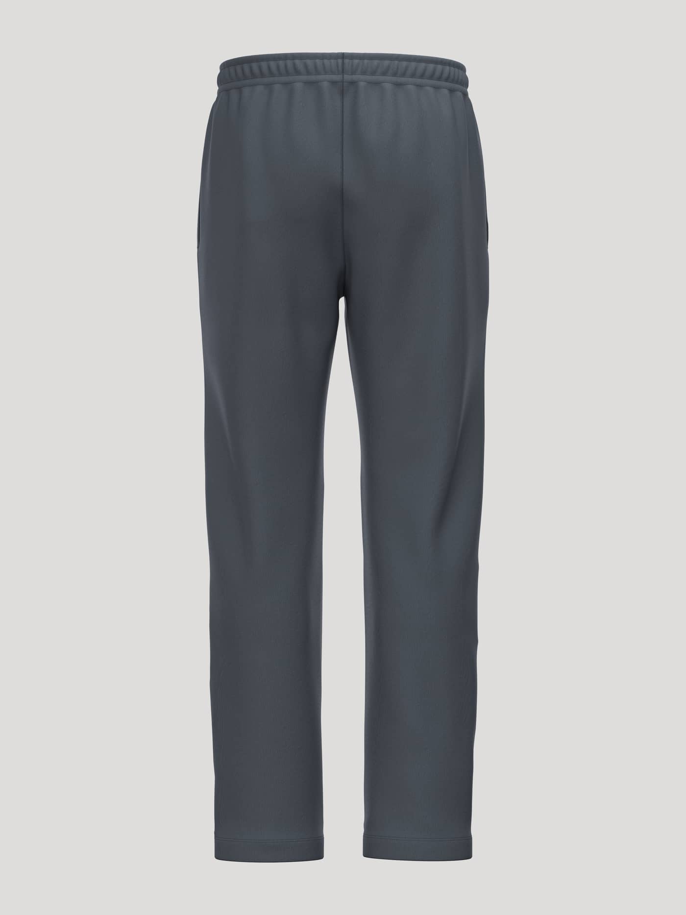 Back view of Borg Essential 1 Sweatpants in Turbulance (Grey) featuring an elasticated waistband and tapered legs. - Image 4