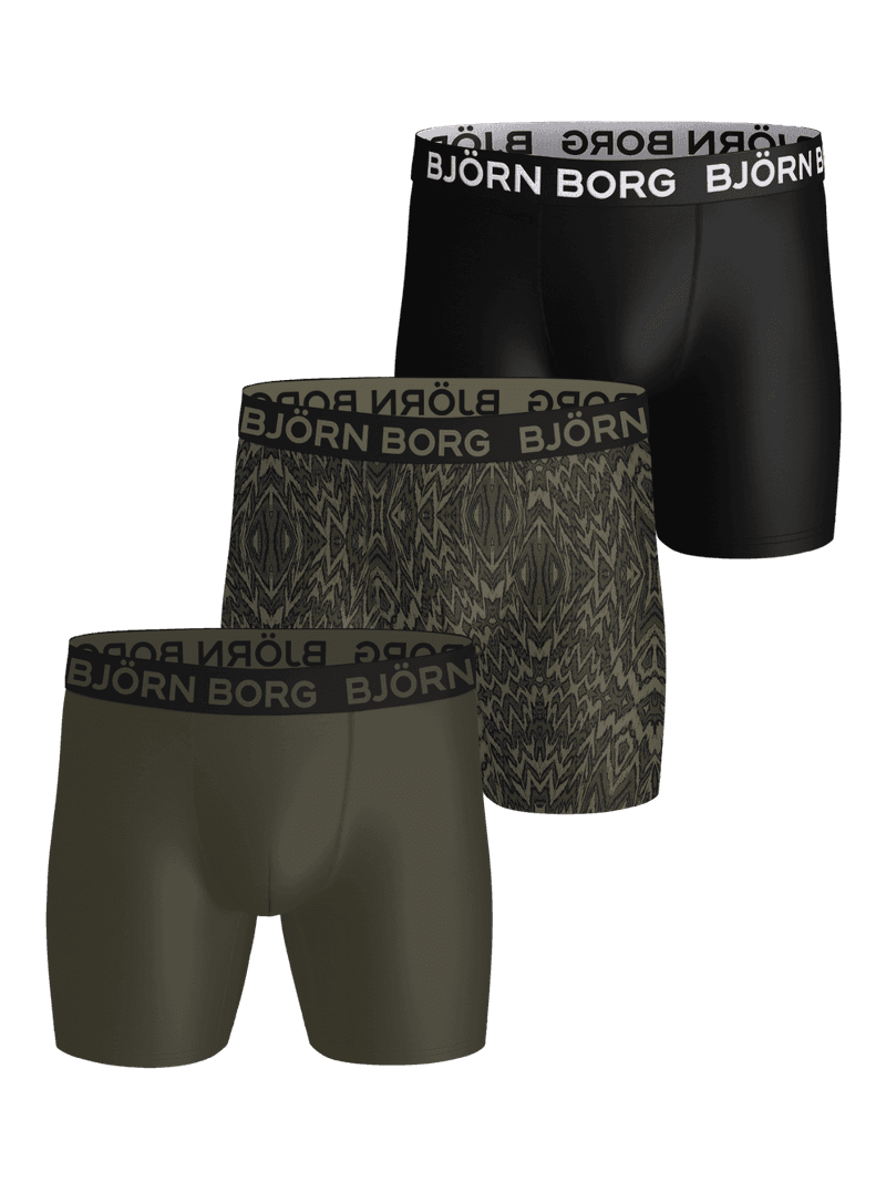 Sports Microfiber Boxers 3-pack