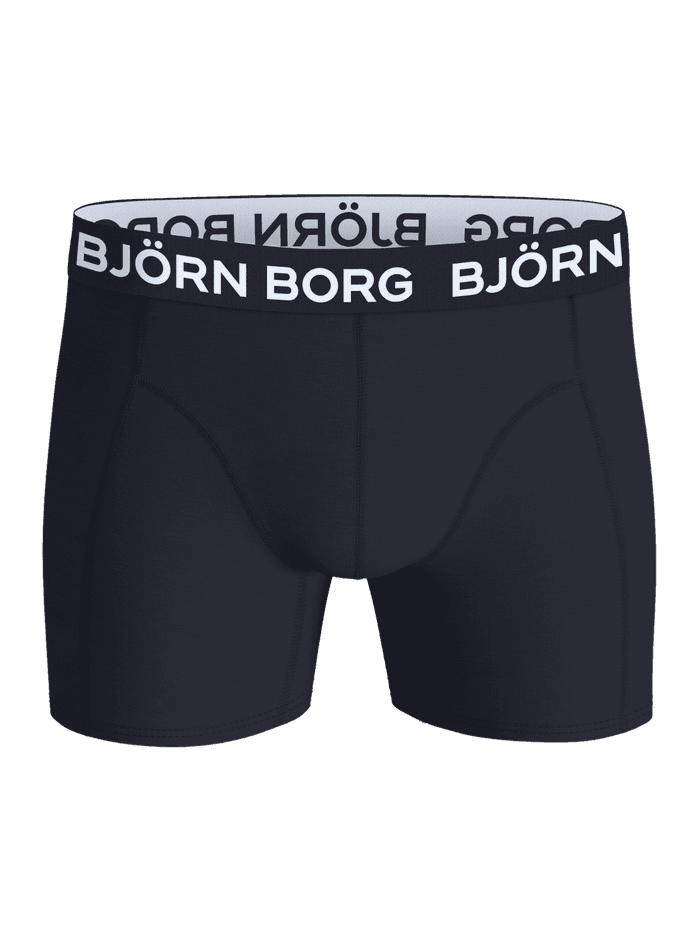 Cotton Stretch Boxers 7-pack in Navy van zacht stretchkatoen met een brede tailleband voorzien van een wit logo. - Image 5