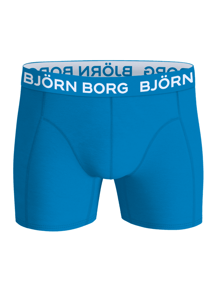 Cotton Stretch Boxers 12-pack in Blauw van zacht katoen met een iconische witte logotailleband. - Image 2
