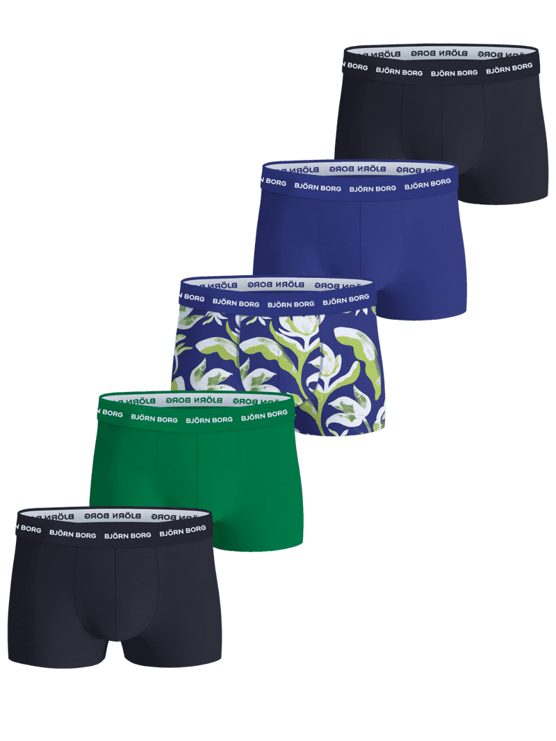 Cotton Stretch Trunks 5-pack