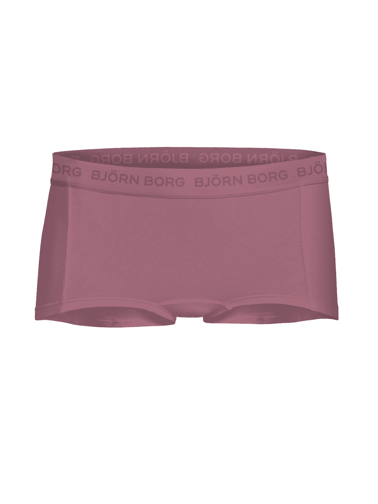 Purple Cotton Stretch Boxers Shorts 5-pack for kids featuring a soft stretch fit and a tonal logo waistband. - Image 2