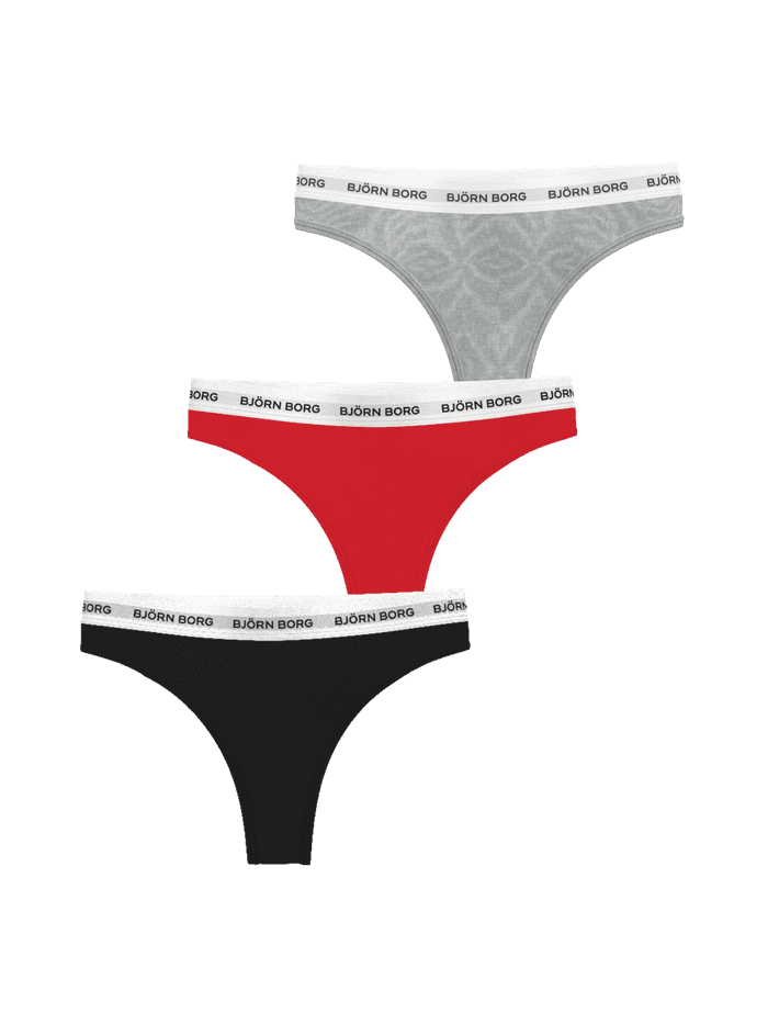 Björn Borg - Logo Thongs 3-pack Multi