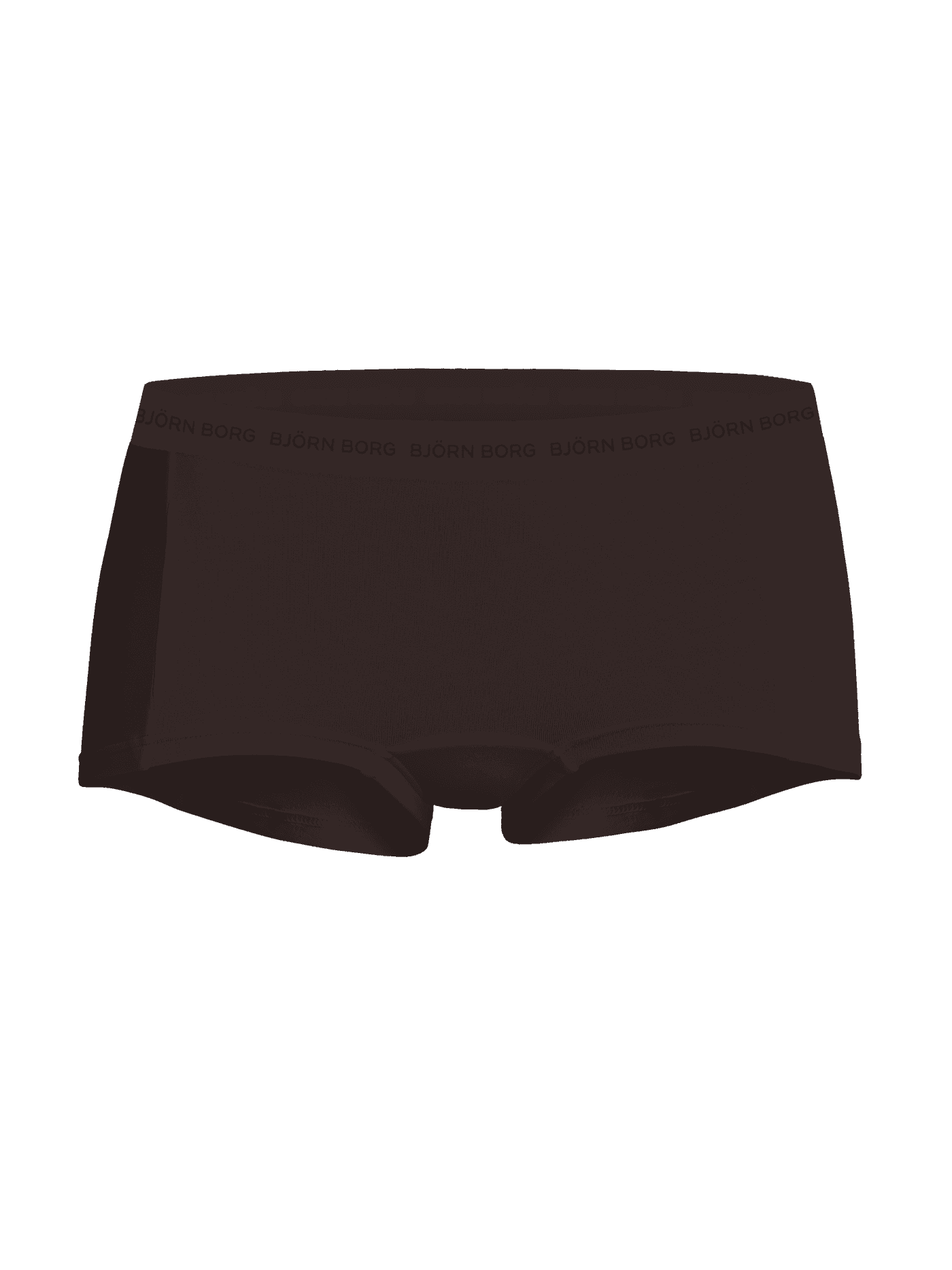 Everyday Cotton Boxers Shorts 3-pack in Brown, featuring a soft cotton stretch fabric and a branded logo waistband. - Image 4
