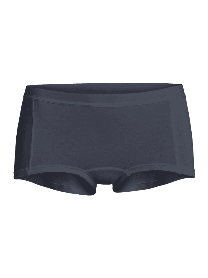 Vorderansicht der Everyday Cotton Boxers Shorts 2-pack in Blau aus weichem Baumwoll-Stretch für eine bequeme Passform. - Image 3