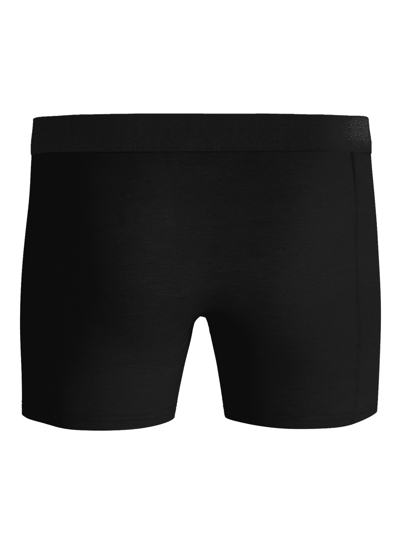 Organic Cotton Stretch Boxers 2-pack in Black, showing a front view of the premium organic cotton stretch boxer briefs. - Image 3