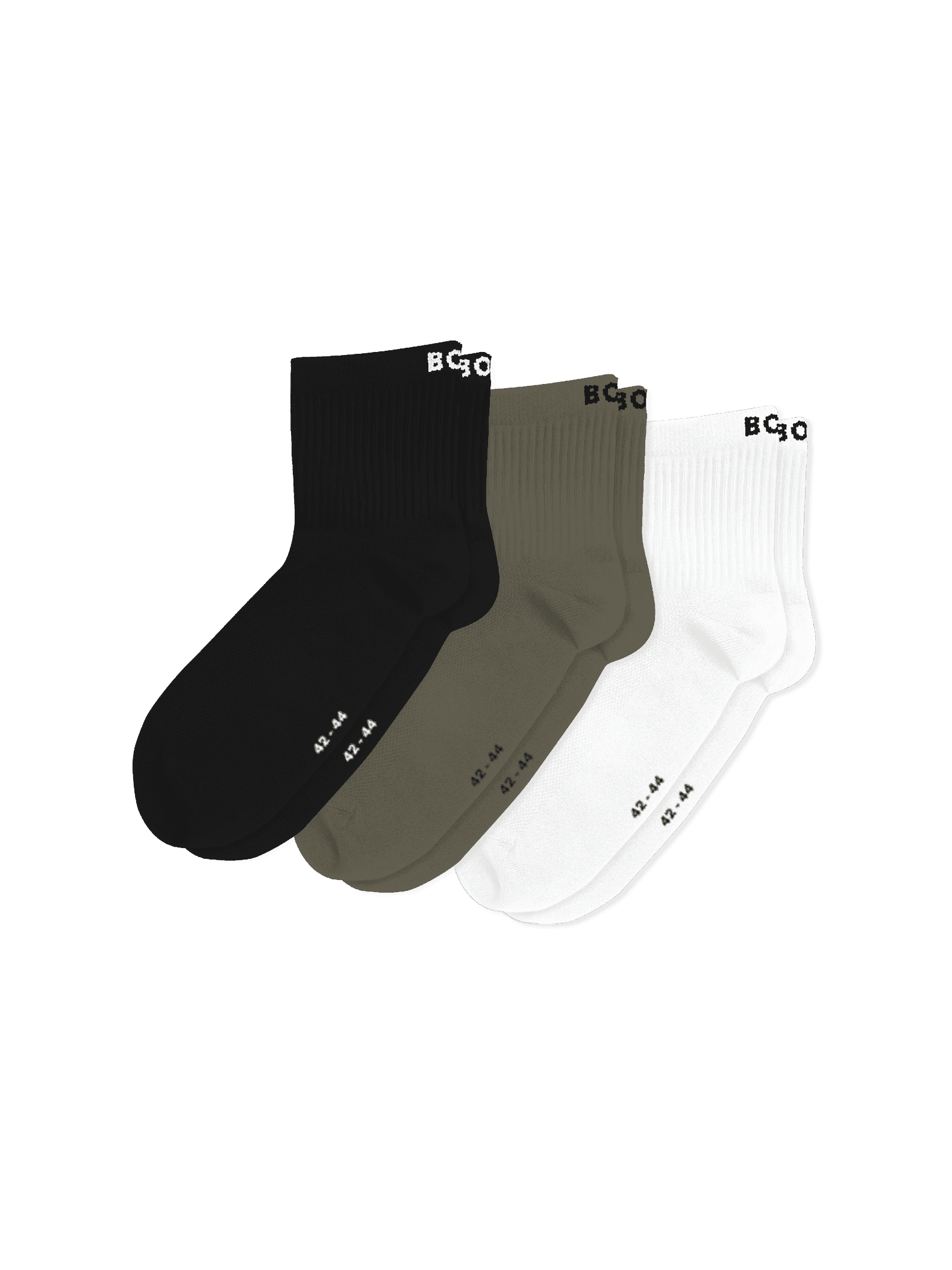 Sports Mid Ankle Socks 3-pack