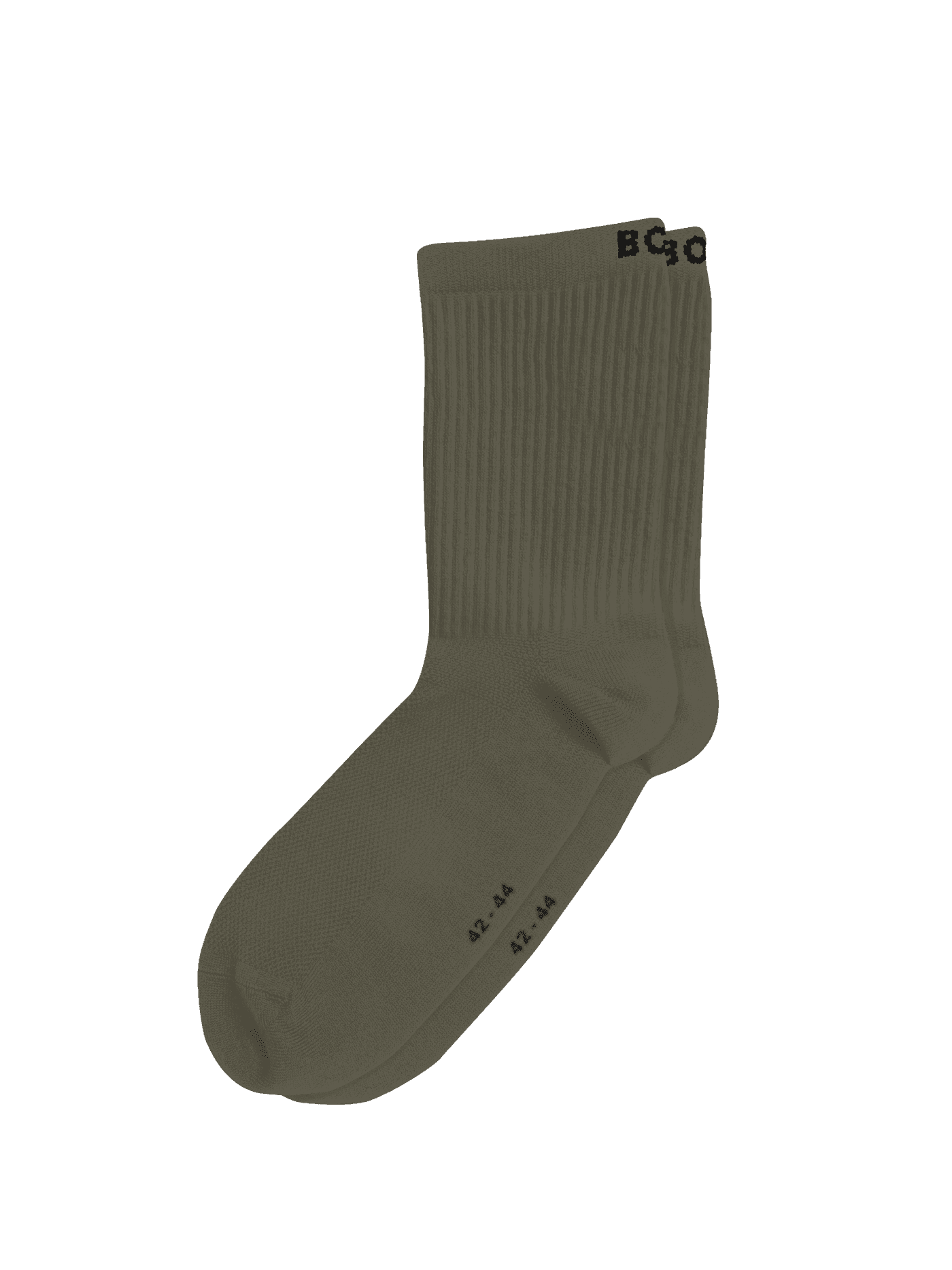 Green Sports Socks 3-pack featuring a recycled polyamide build and ribbed structure for training and daily wear. - Image 4