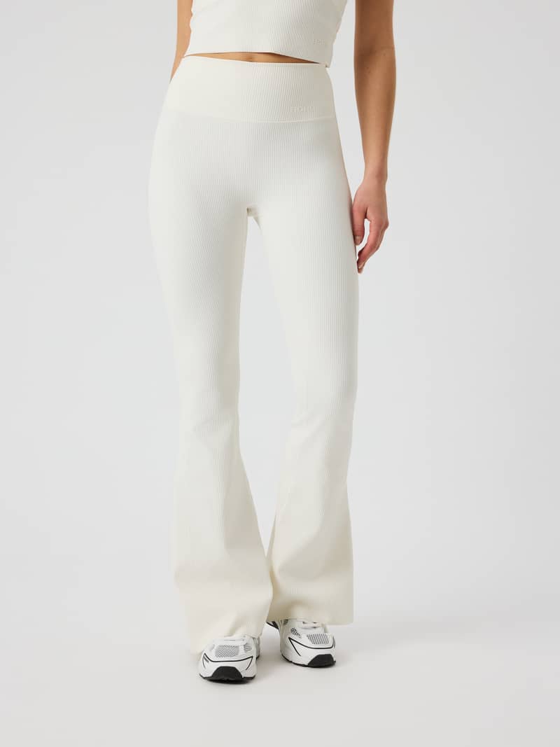 Studio Ribbed Flare Tights Tall