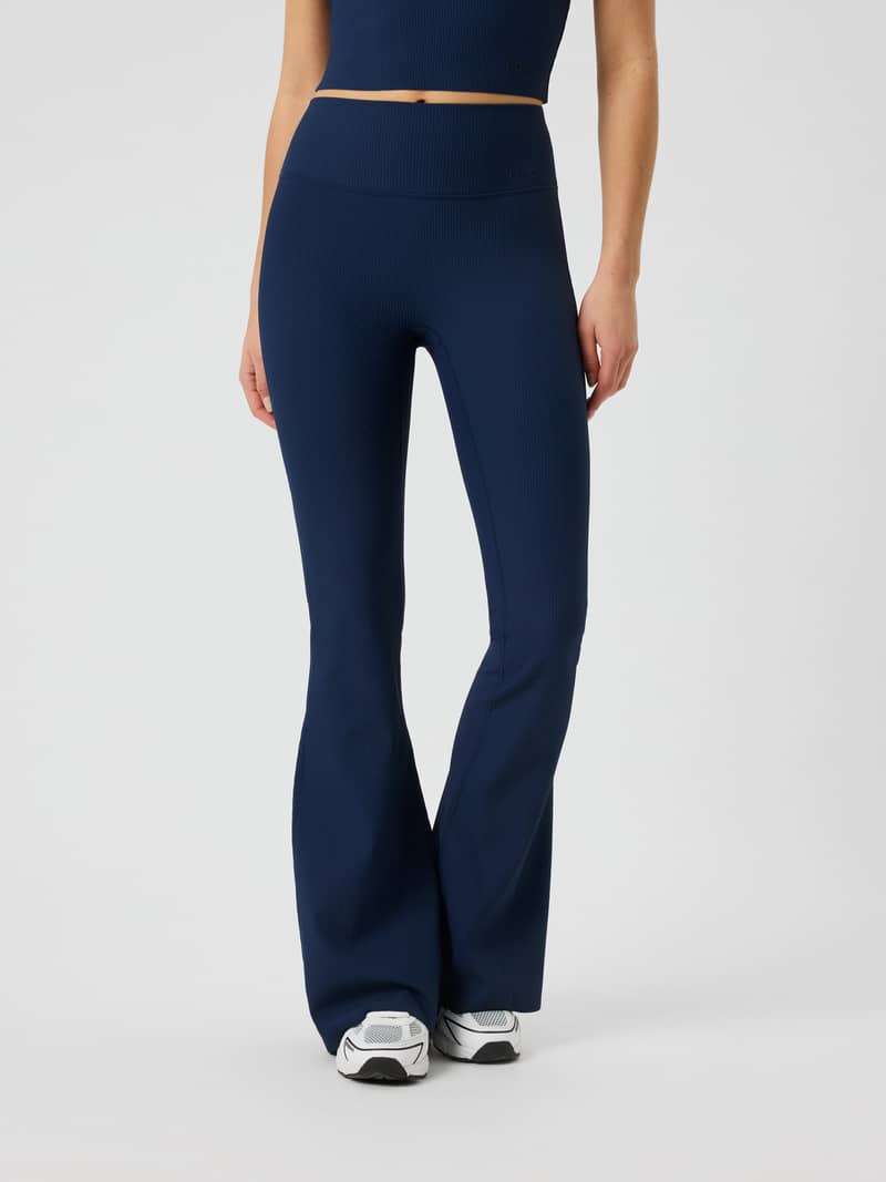 Studio Ribbed Flare Tights Tall