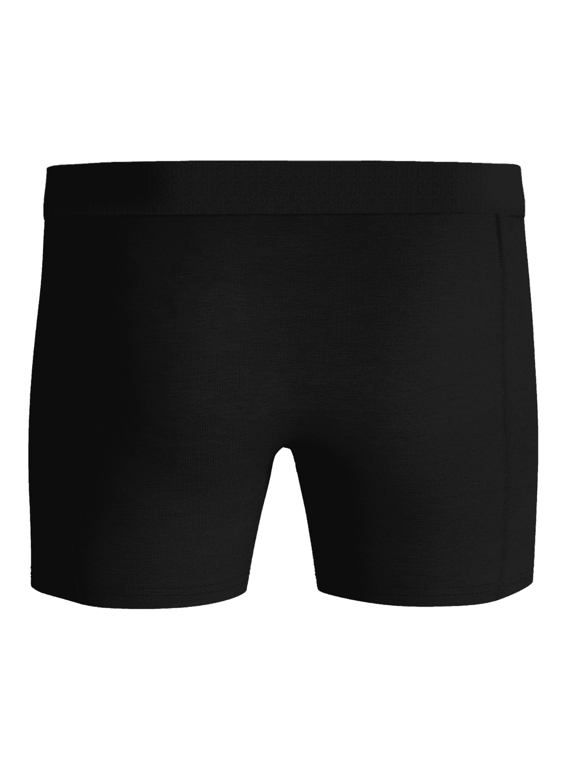 Organic Cotton Stretch Boxers 5-pack in Black, featuring soft cotton stretch boxer briefs with a premium elastic waistband. - Image 3