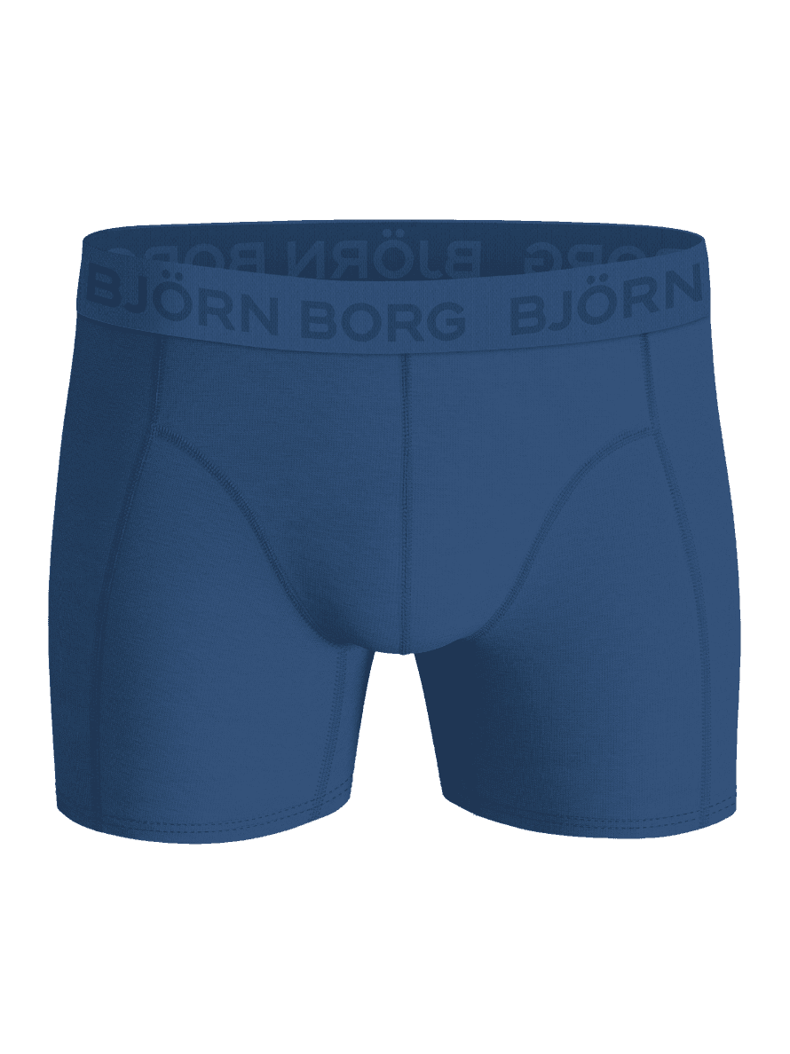 Cotton Stretch Boxers 9-pack in blue featuring soft cotton stretch boxer briefs and a branded 38 mm elastic waistband. - Image 4