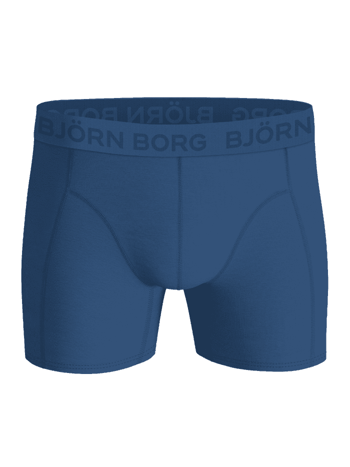 Cotton Stretch Boxers 9-pack in blue featuring soft cotton stretch boxer briefs and a branded 38 mm elastic waistband. - Image 4