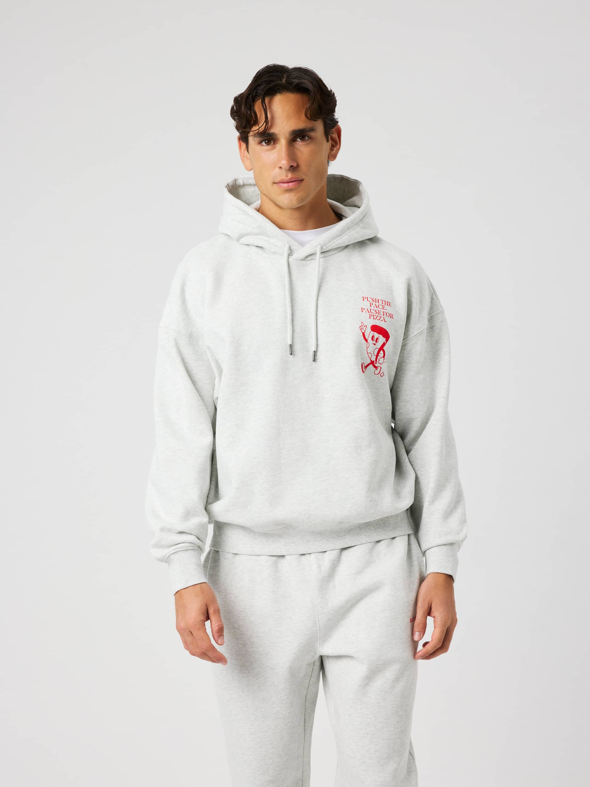 Borg Oversized Hoodie in Gy043
