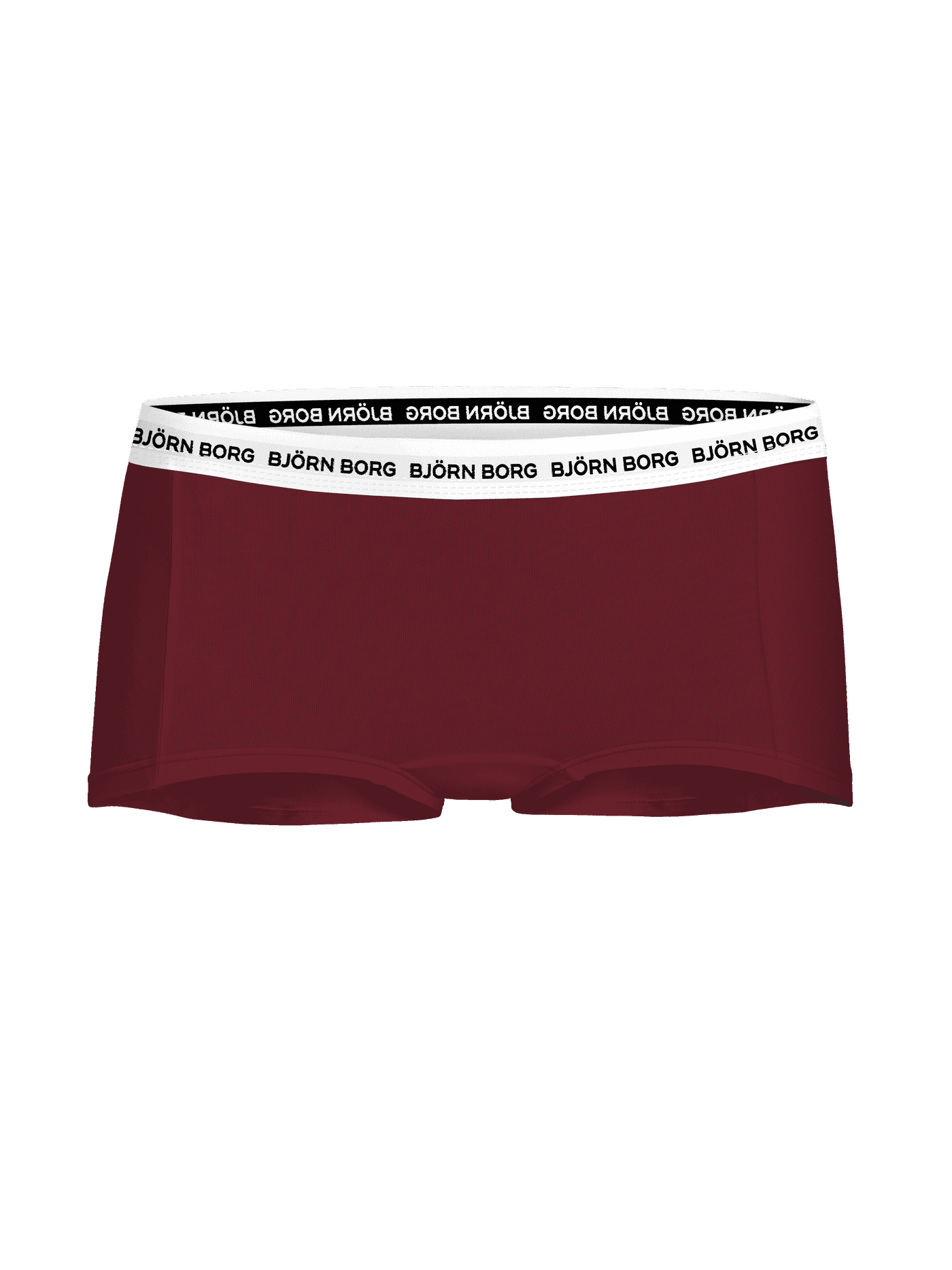 Cotton Stretch Logo Boxer Shorts 3-pack in red with a white logo waistband featuring black Björn Borg branding. - Image 4