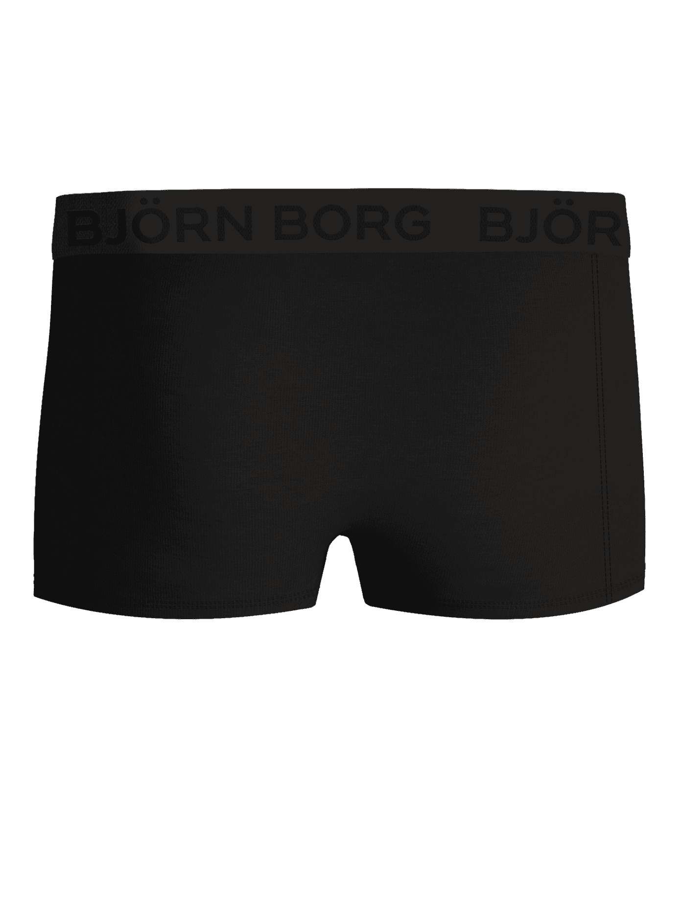 Front view of the Cotton Stretch Trunks 5-pack featuring a branded elastic waistband. - Image 3