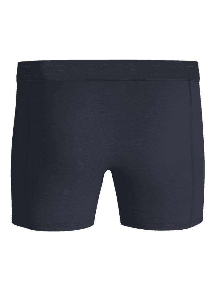 Cotton Stretch Boxers 9-pack featuring boxer briefs in dark grey with a tonal logo waistband.