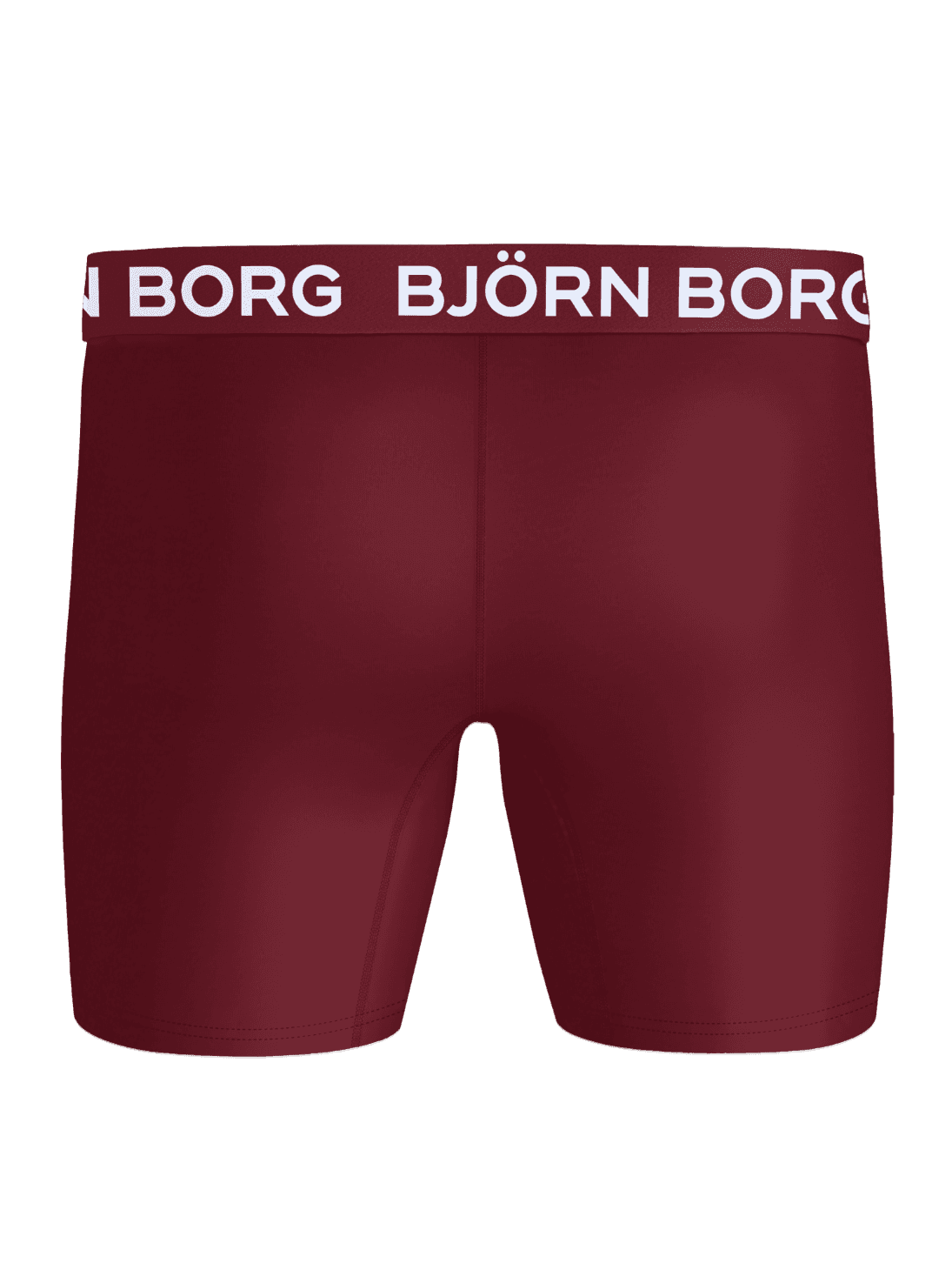 Back view of the Sports Microfiber Boxer 3p in multi with a white logo on the waistband. - Image 3