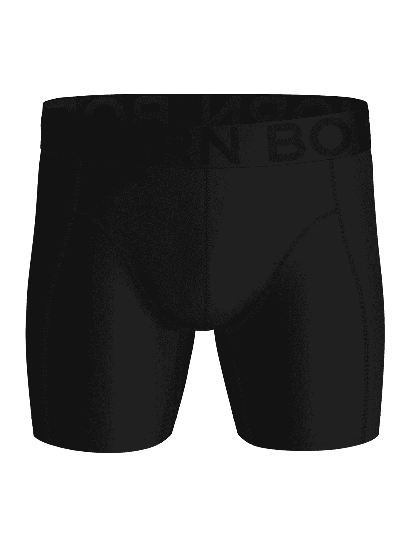 Front view of the Sports Lightweight Boxers 2-pack in black featuring an elastic waistband with the Björn Borg logo. - Image 4