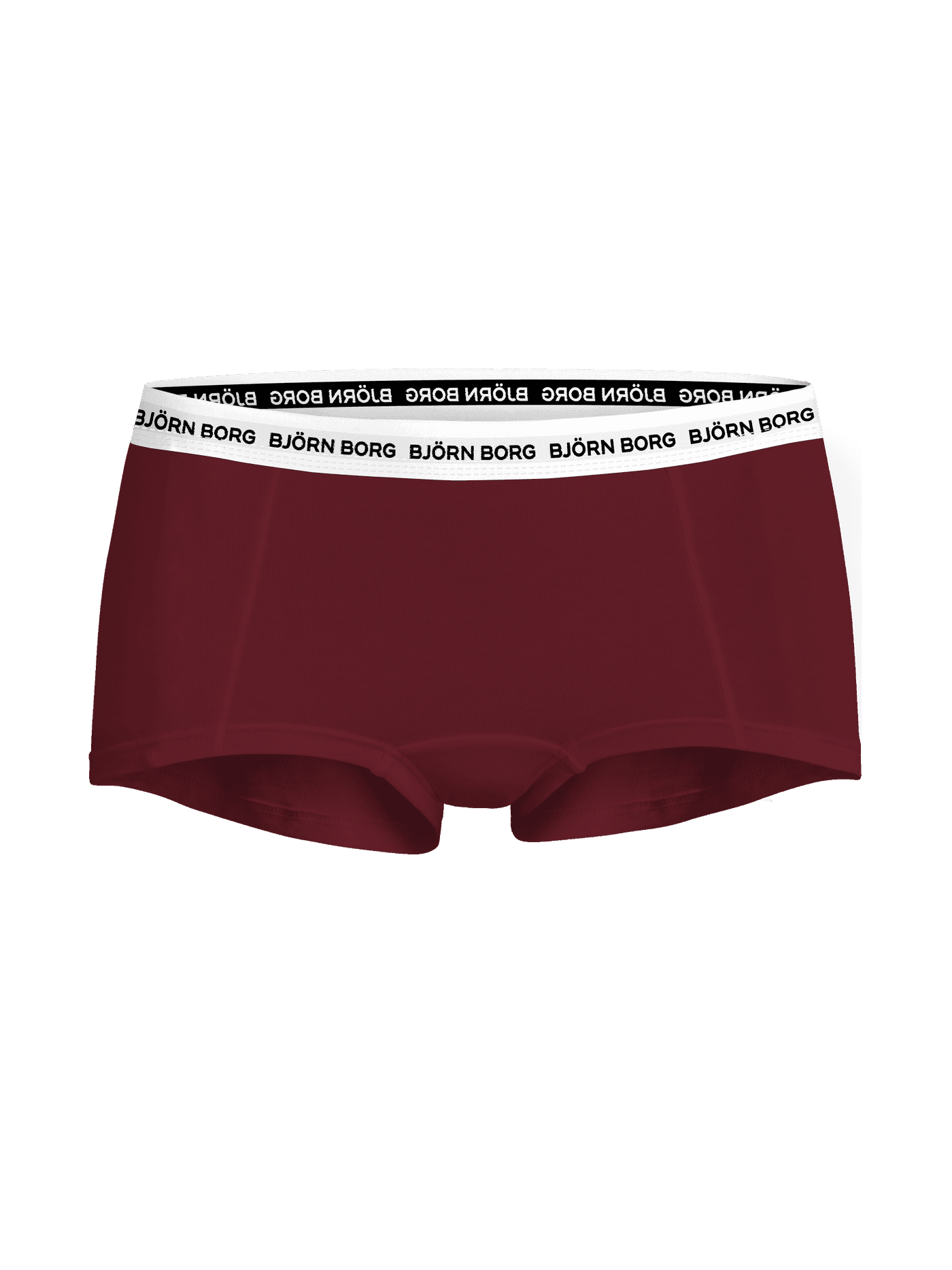 Logo Boxer Shorts 3-pack featuring a red cotton stretch minishort with an iconic white elastic waistband. - Image 3