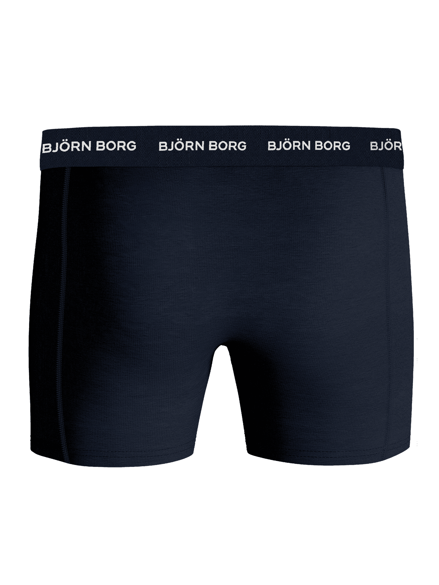 Front view of the Cotton Stretch Boxer 3-pack in blue, functional boxer briefs in soft cotton with a white logo. - Image 3
