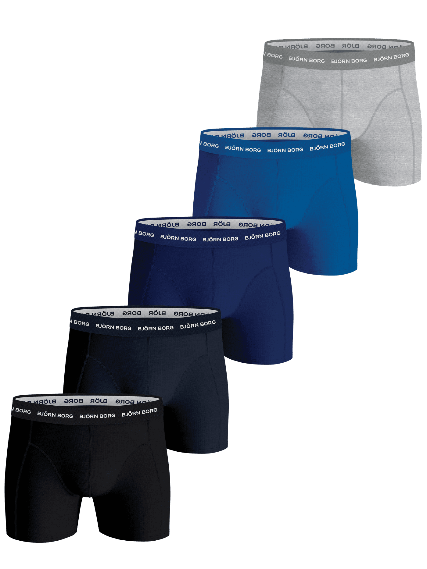 Björn Borg - Cotton Stretch Boxer 5-pack Multicolore - Image 1