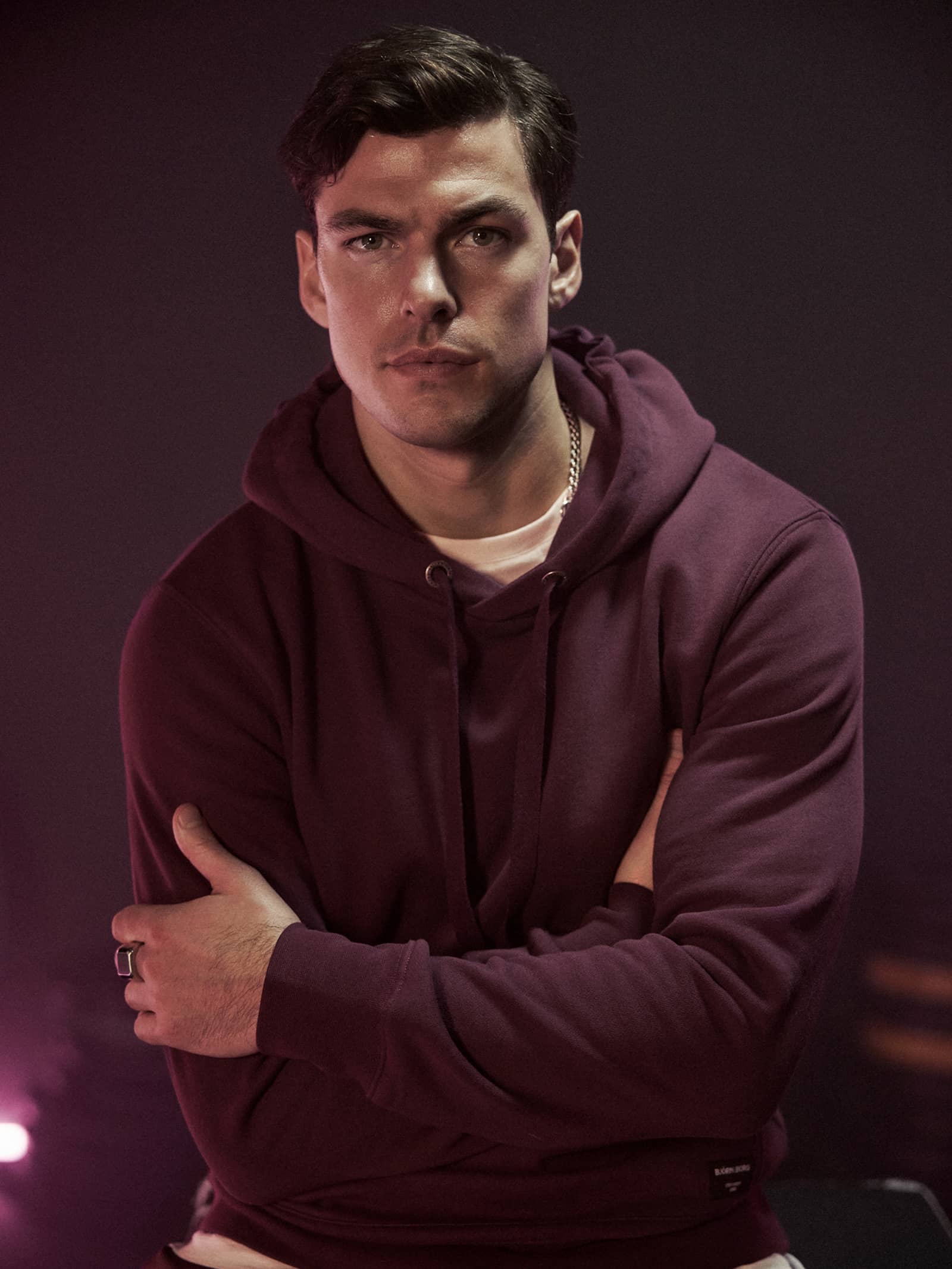 Björn Borg - Centre Hoodie Grape Wine - Image 1