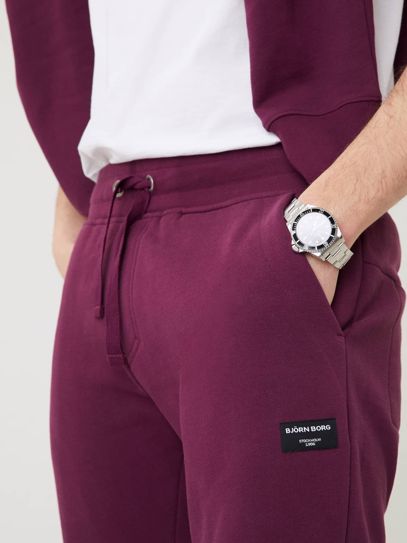 Björn Borg - Centre Tapered Pants Grape Wine - Image 5