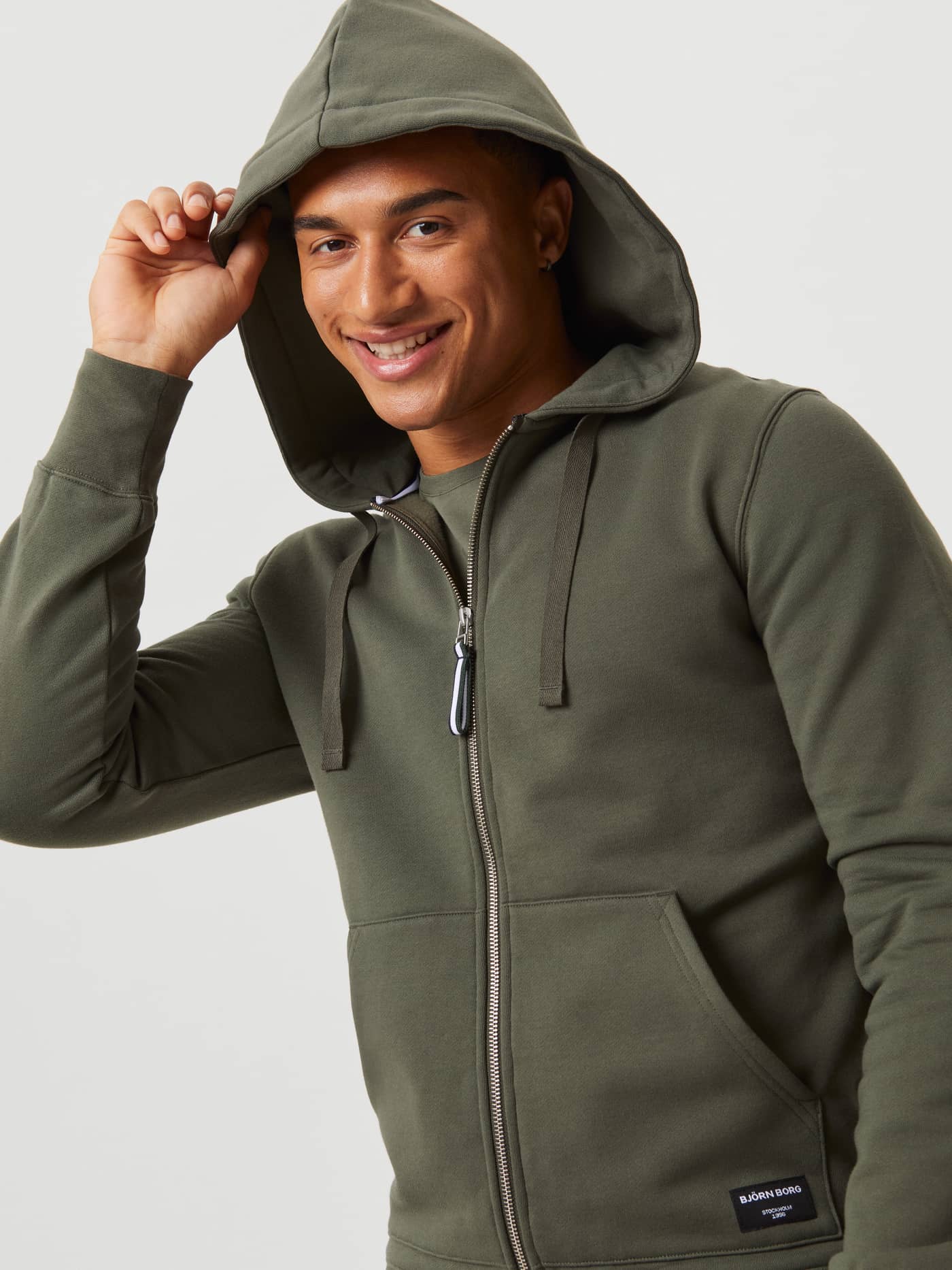 Björn Borg - Centre Zip Hoodie Beetle Men - Image 4