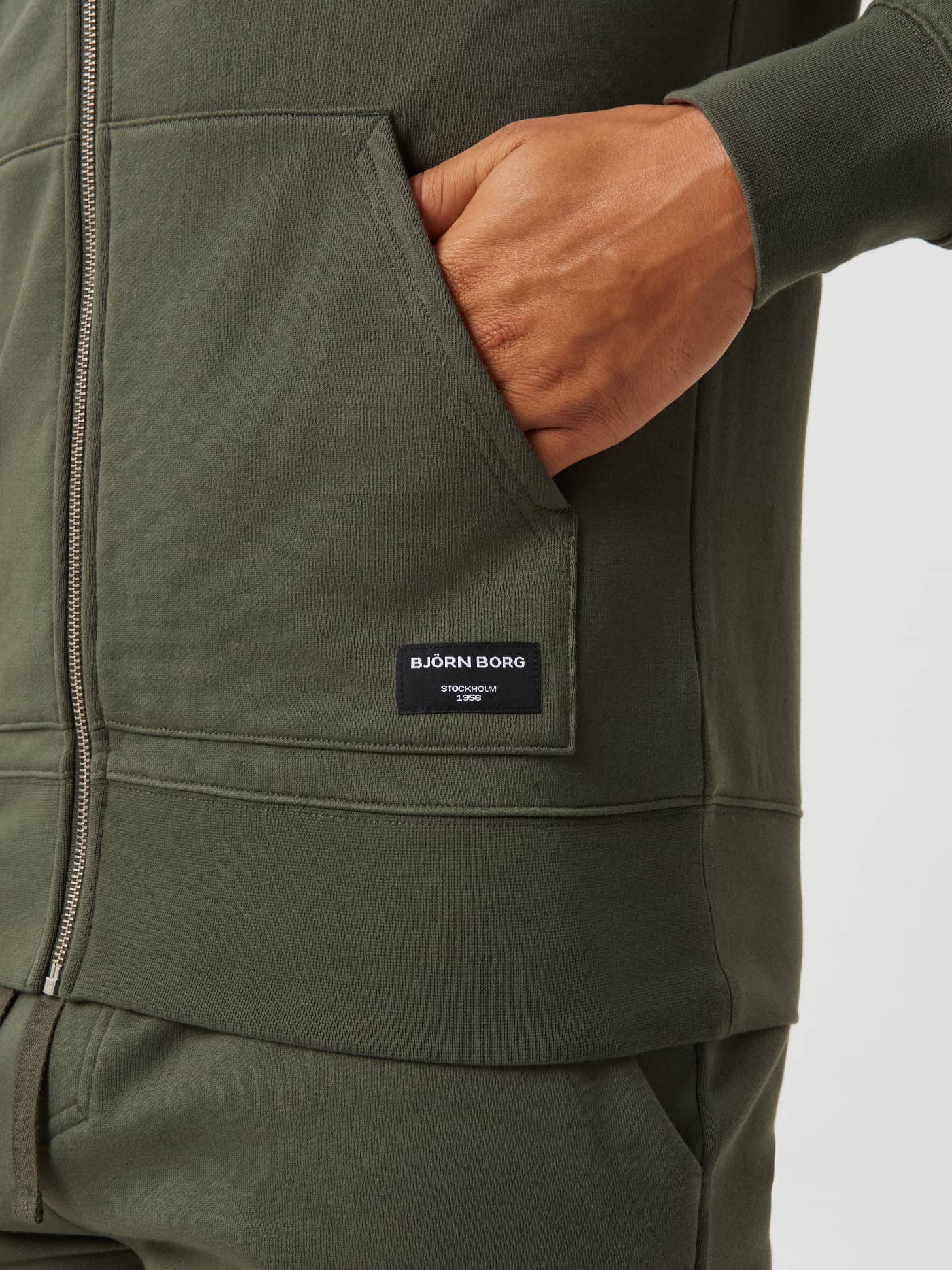 Björn Borg - Centre Zip Hoodie Beetle Men - Image 5