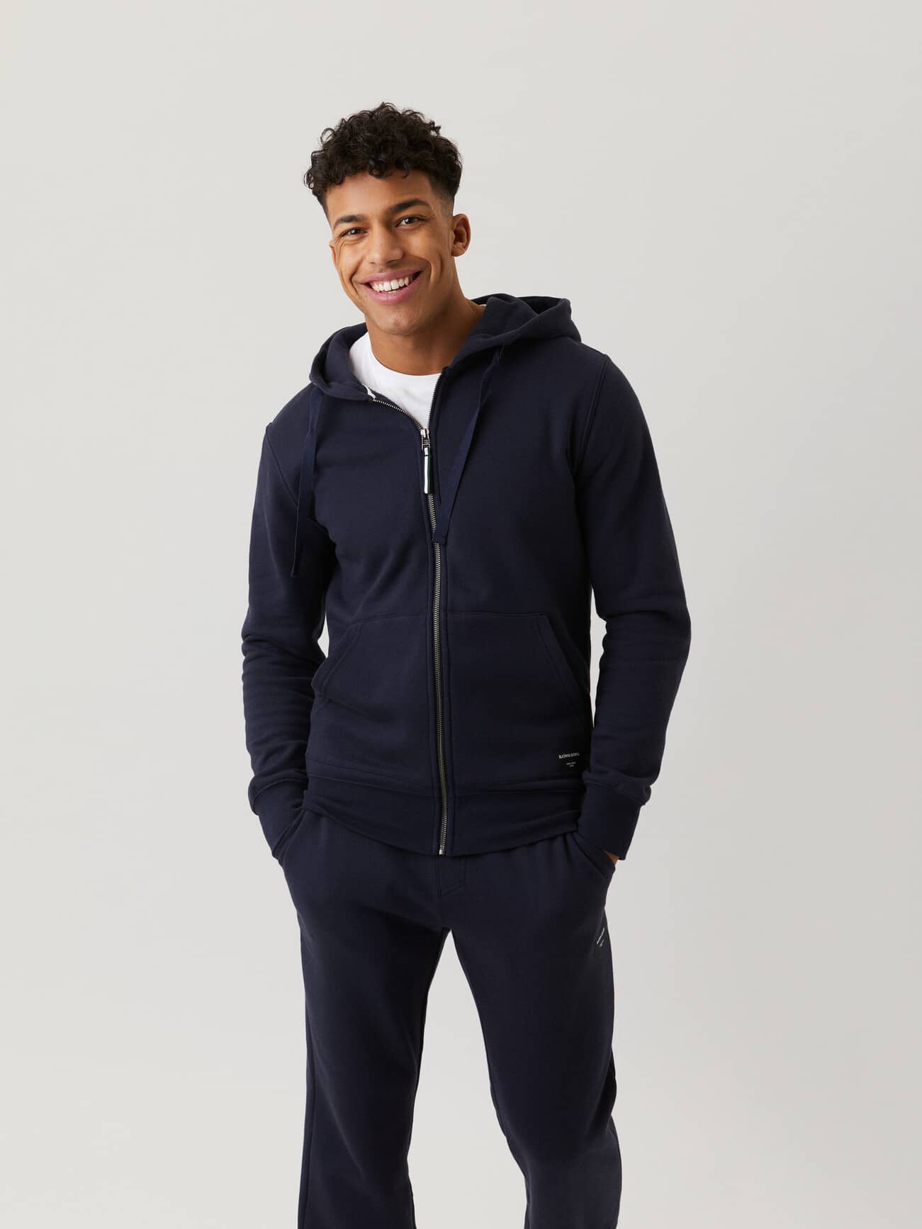 Björn Borg - Centre Zip Hood Night sky - Image 1