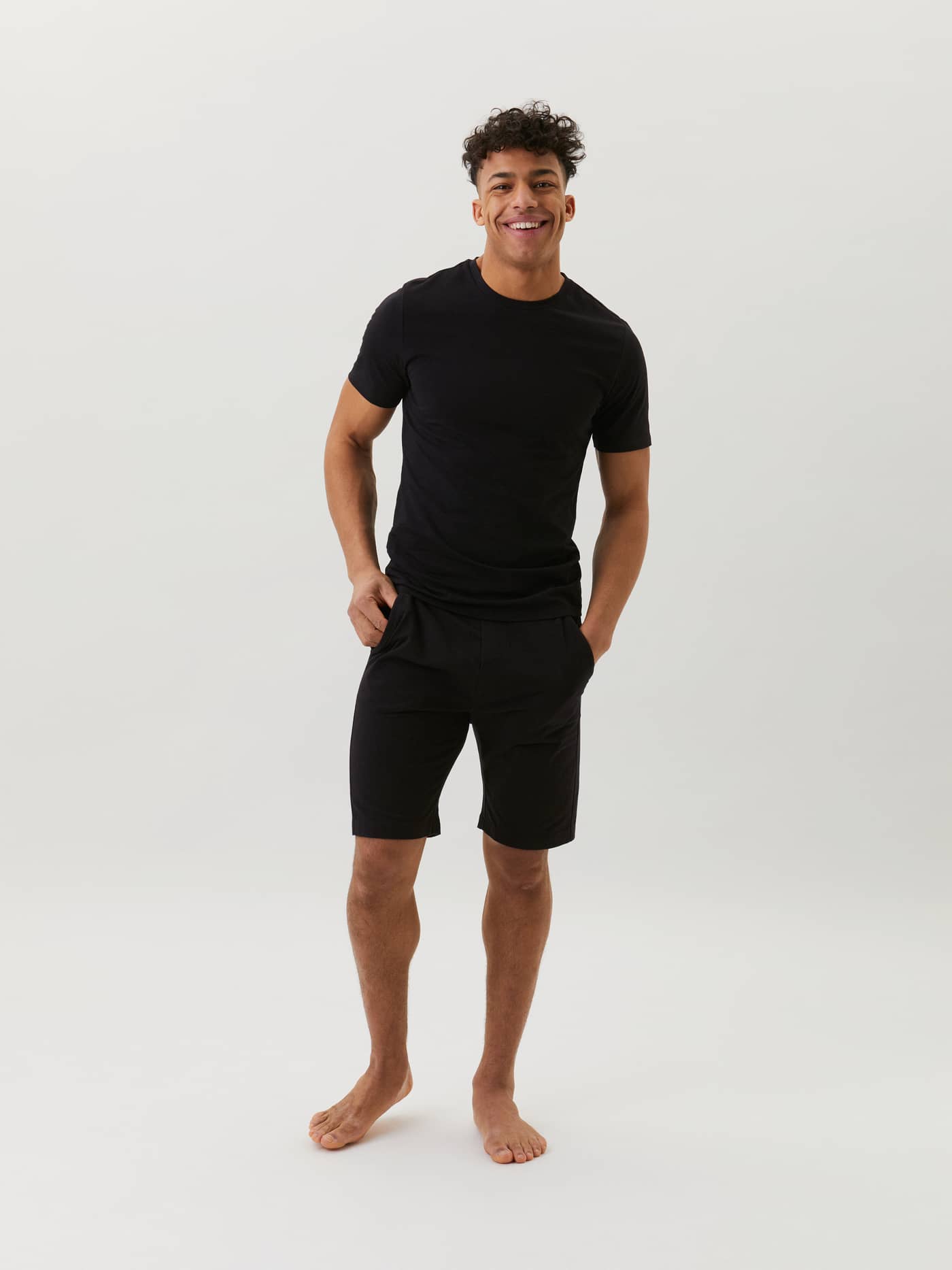 Core Slim T-shirt 2-pack in Black Beauty (Zwart) met een stijlvolle en functionele pasvorm voor heren. - Image 3